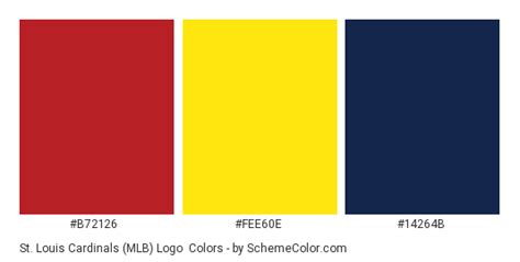 St. Louis Cardinals (MLB) Logo Color Scheme » Brand and Logo ...