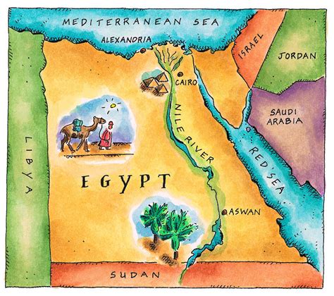 Map Of Sahara Desert In Egypt