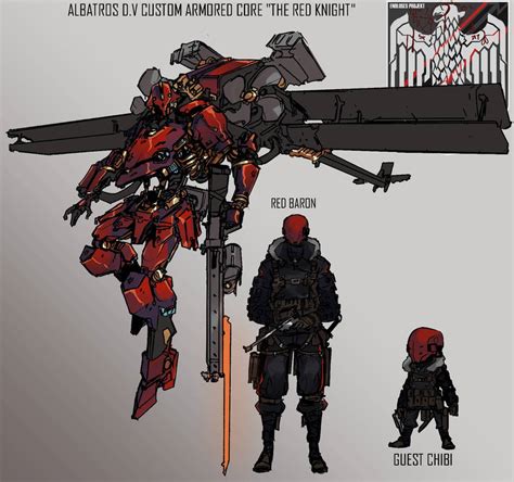 Armored Core Ace, Red Baron by MinisterScrewtape on DeviantArt