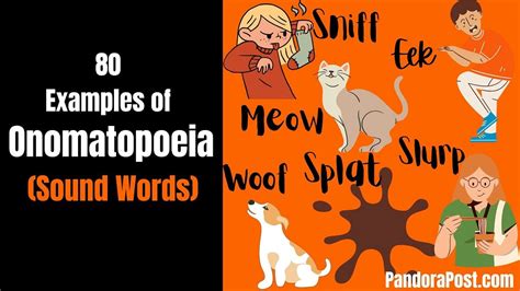 80 Examples of Onomatopoeia: Sound Words List (with Sentences ...