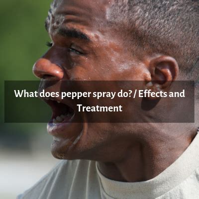 What does pepper spray do to the attacker? - LACHRYMATORS.COM