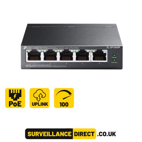 PoE Switch – 5 Port – Surveillance Direct