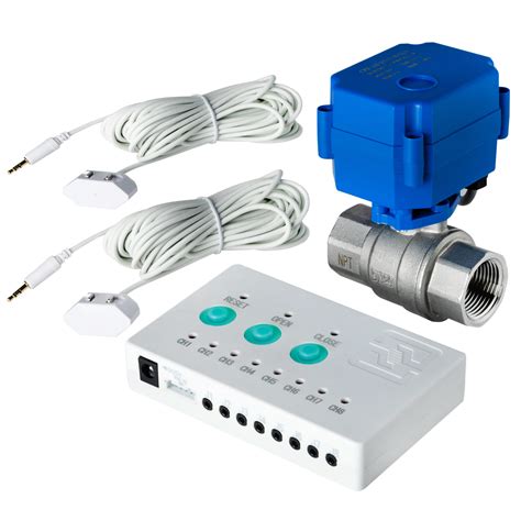 iSpring LS43 Water Leak Detector Alarm System with Automatic Shut-off ...