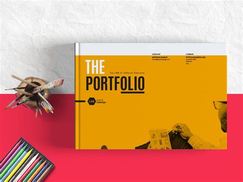 My Portfolio - Landscape Template for Designers | Adobe InDesign Templates