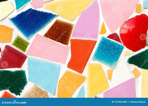 Colorful Glass and Tile Wall Texture Background Stock Image - Image of ...