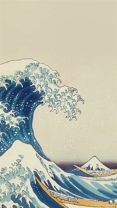 PAPERS.co | iPhone wallpaper | as11-wave-art-hokusai-painting-classic ...