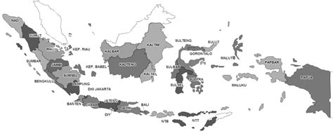 Gambar Peta Jawa Timur Hitam Putih - 48+ Koleksi Gambar