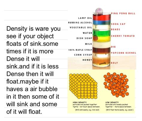 Density - Mrs. Mauk's 5th Grade Science Class