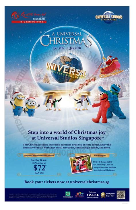 RWS Universal Studios Singapore A Universal Christmas 01 December 2017 ...