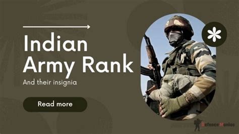 Indian Army Ranks and Its Insignia