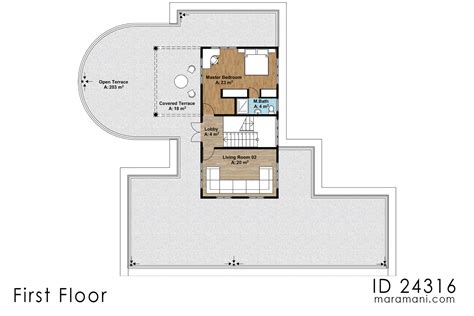 4 Bedroom House Plan with garage - ID 24316 - Design by Maramani.com