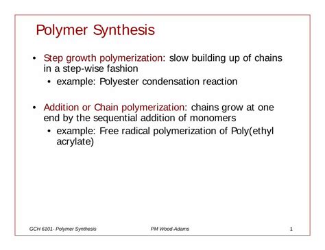 (PDF) Polymer Synthesis - DOKUMEN.TIPS