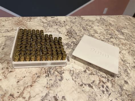 9mm Ammo Storage Box 100 Rounds - Etsy