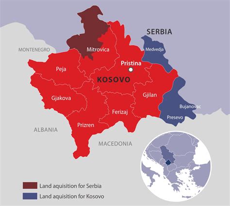 Understanding The Complexities Of The Kosovo And Serbia Map: A ...