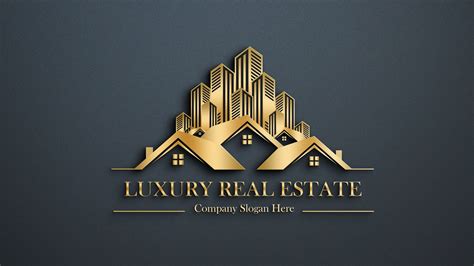 Luxury Real Estate Logo Design – GraphicsFamily