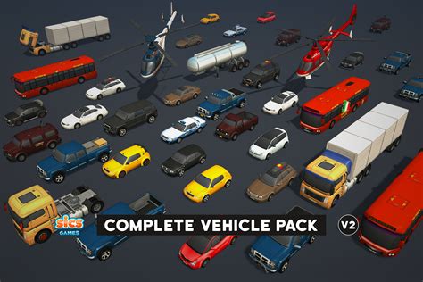 Complete Vehicle Pack V2 - Free Download | Unity Asset Collection