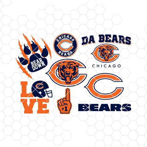 Chicago Bears Logo Stencil