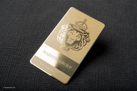 Gold Metal Business Cards