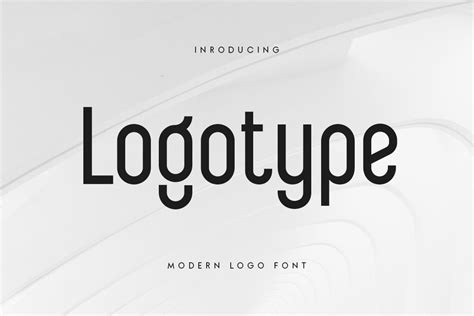 Logotype – Modern Logo Font - Design Cuts