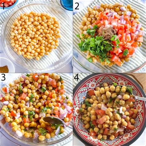 Chana Chaat Recipe - I Knead to Eat