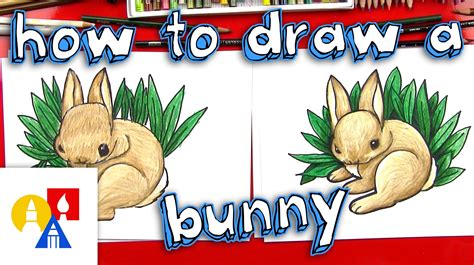 How To Draw A Realistic Bunny Art For Kids Hub Art For Kids Hub ...