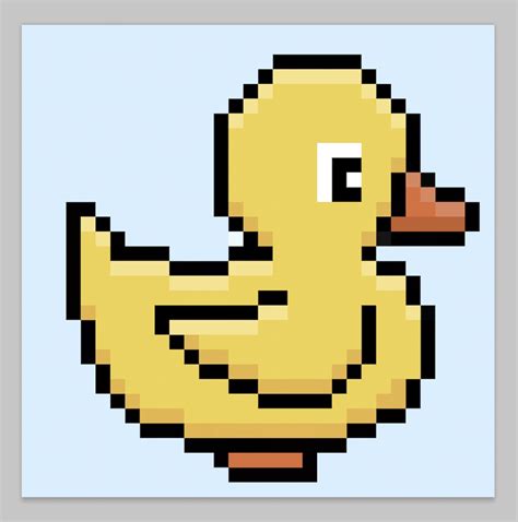 How to Make a Pixel Art Duck - Mega Voxels