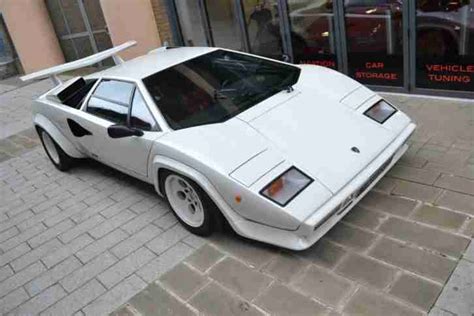 Lamborghini Countach 5000S in White on a Two Tone Interior. car for sale