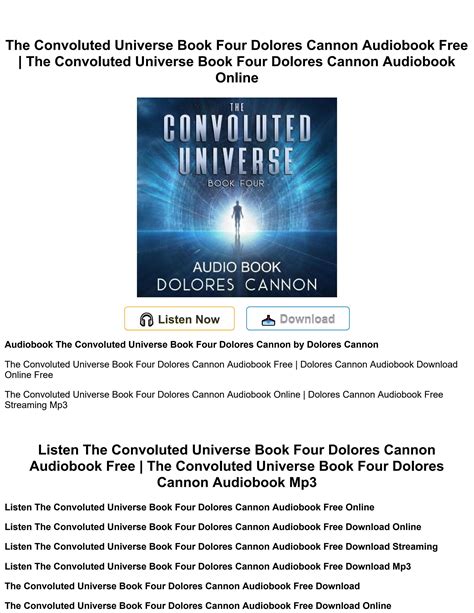 The Convoluted Universe Book Four Dolores Cannon Audiobook Free Full ...