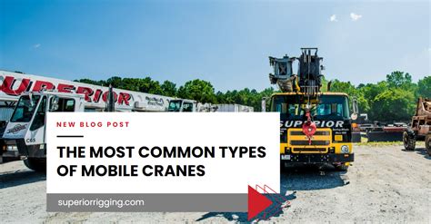 The Most Common Types of Mobile Cranes | SRE