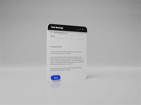 Premium PSD | Email template mockup