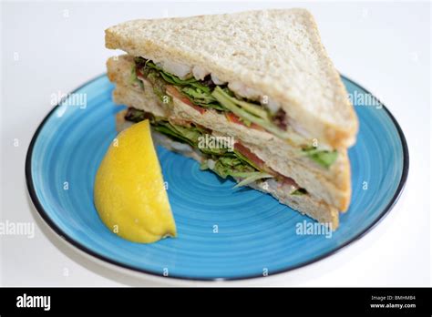 Prawn Salad Sandwich Stock Photo - Alamy