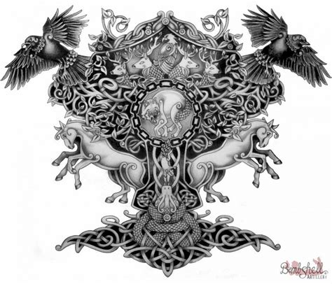 Norse Mythology Male Tree Of Life Tattoo Meaning - Best Tattoo Ideas