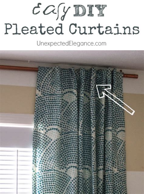 Lazy DIYer’s Guide for: How to make EASY Pleated Curtains