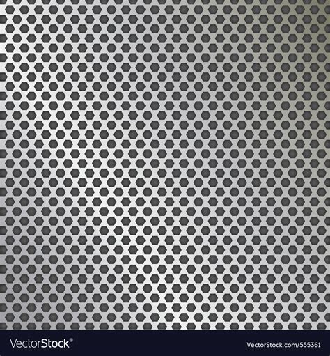 Metal texture pattern with holes Royalty Free Vector Image