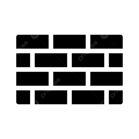 Brick Wall Silhouette Vector Png Brick Construction Wall Bricks