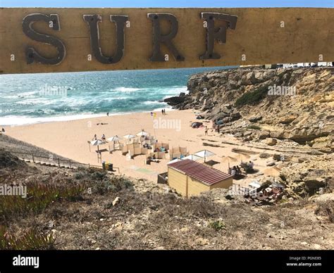 Praia do guincho surfing hi-res stock photography and images - Alamy