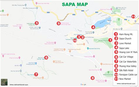 Sapa Travel Maps | Vietnam Travel