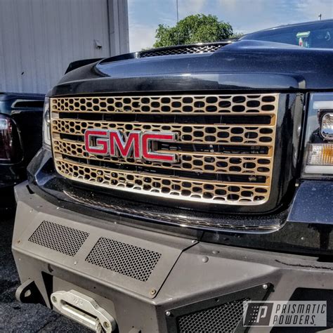 GMC Sierra Truck Grill with Maple Bronze Finish | Prismatic Powders