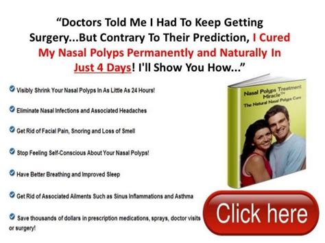 Nasal Polyps Treatment Miracle Pdf