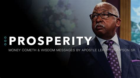 PROSPERITY – ARCHIVE – Apostle's Meditations