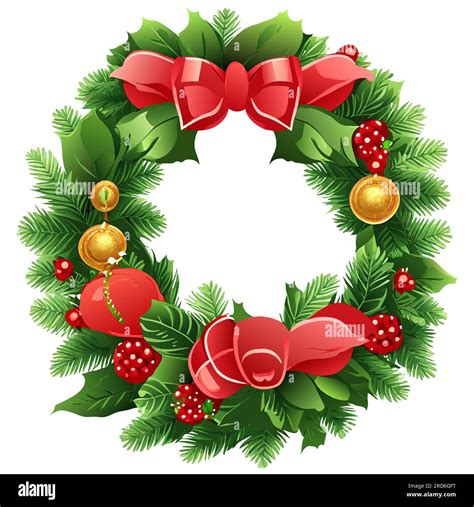 Christmas Wreath Images Clip Art