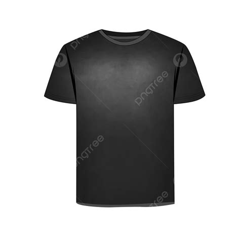 Black T Shirt Design Transparent Mockup, Black T Shirt Mock Up, Blank T ...