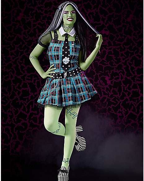 Adult Frankie Stein Costume - Monster High - Spirithalloween.com