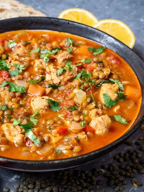 Chicken Lentil Soup – Skinny Spatula