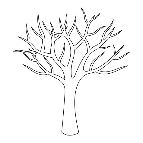 Printable Tree Branch Stencil