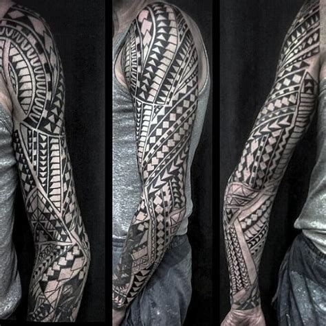 90 Tribal Sleeve Tattoos for Men [2023 Inspiration Guide]