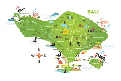 Bali Map Things To Do In Bali Balispirit | Hot Sex Picture