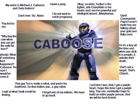 Red Vs Blue Caboose Quotes. QuotesGram