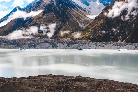 Tasman Glacier New Zealand Red Around the World