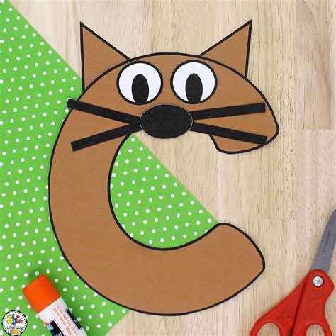 Letter c Cat Craft: Letter Recognition Craft for Preschoolers